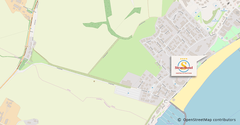 Strandhotel Grömitz/Ostsee - Uferstraße 1 / Kurpromenade - 23743 Grömitz/Ostsee